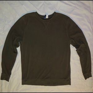Men’s Military Green crewneck sweater